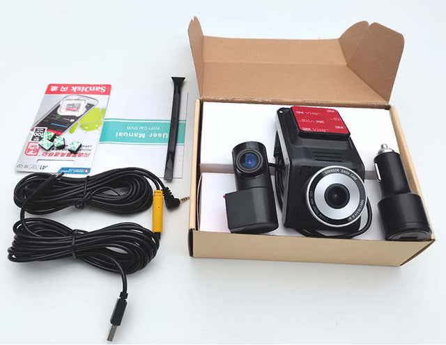 U2000 Car DVR 4K Front Dash Cam with Night Vision and WiFi