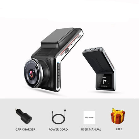 U2000 Car DVR 4K Front Dash Cam with Night Vision and WiFi