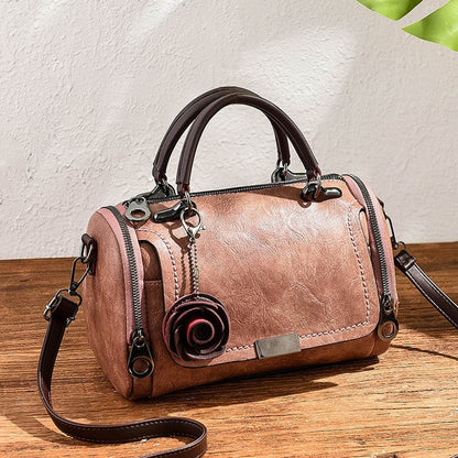 Makaty modische Handtasche mit Blumenanhänger