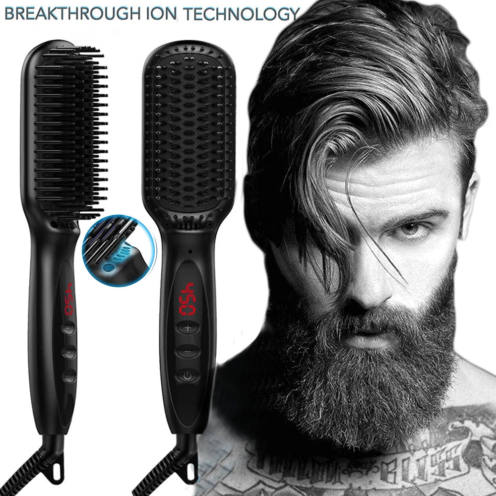 Men's Quick Beard & Hair Straightening Comb