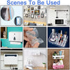 5/10 Pair Double-Sided Adhesive Wall Hooks Hanger Strong Transparent Hooks Suction Cup Sucker Wall Storage Holder For Kitchen