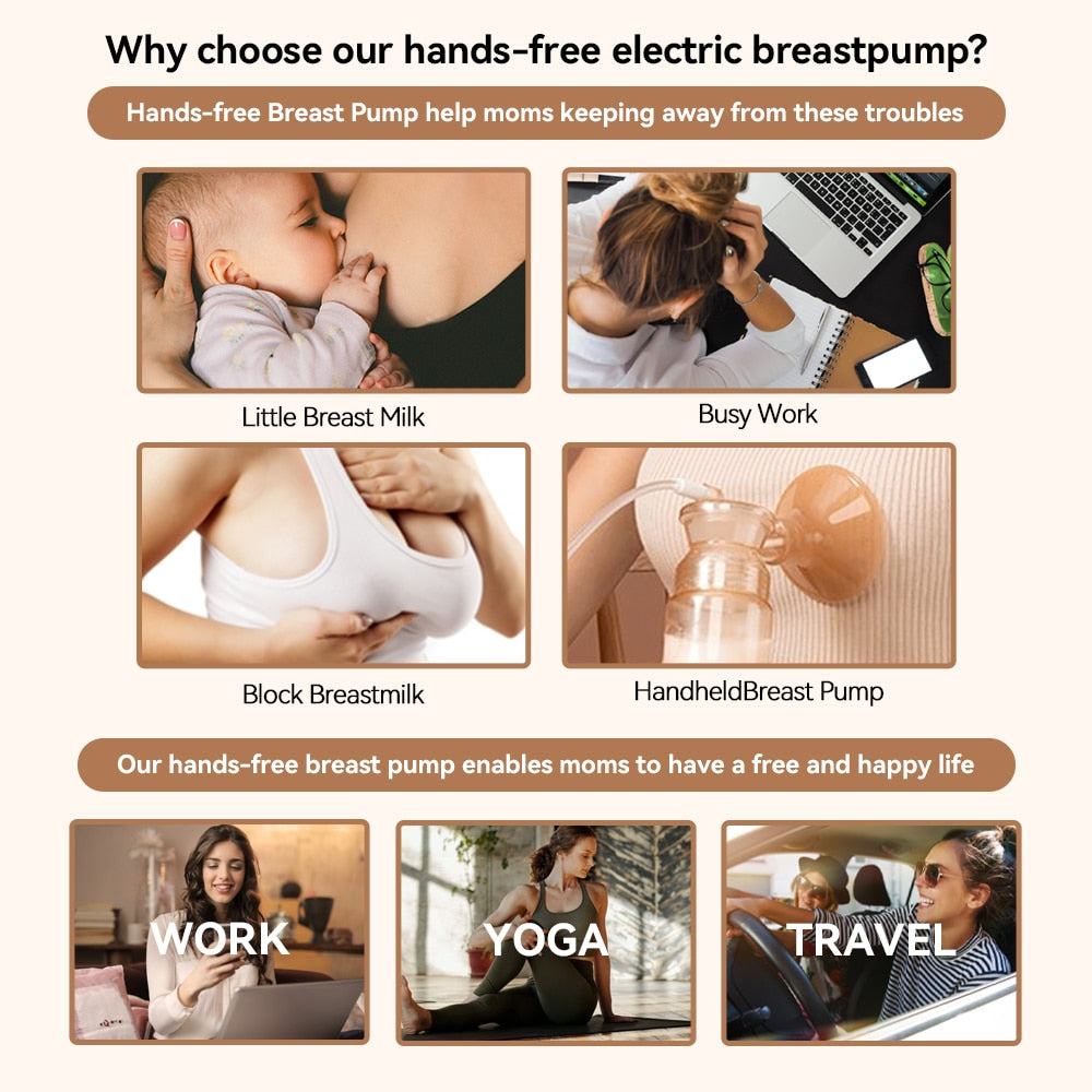 EBENYS® WEARABLE ELECTRIC BREAST PUMP 25MM