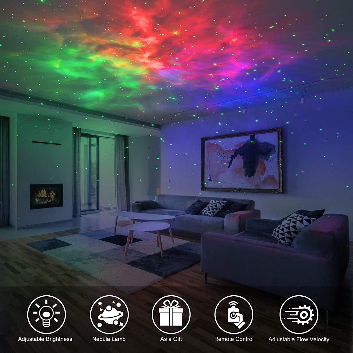 Galactic Dreamscape Star Projector Light