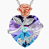 COLLIER MAMAN CŒUR ROSE