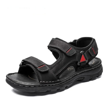 Male Genuine Leather Sandals Summer