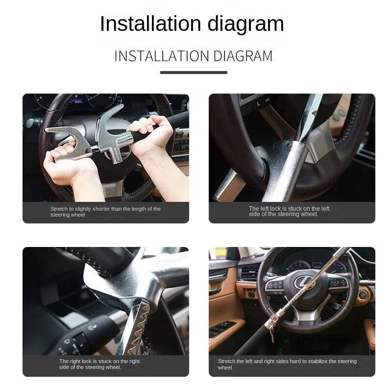 Universal Car Steering Lock