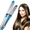 Up to 750℉ stainless steel hair straightener professional salon flat iron fast hair straightening plates , 110v-240v