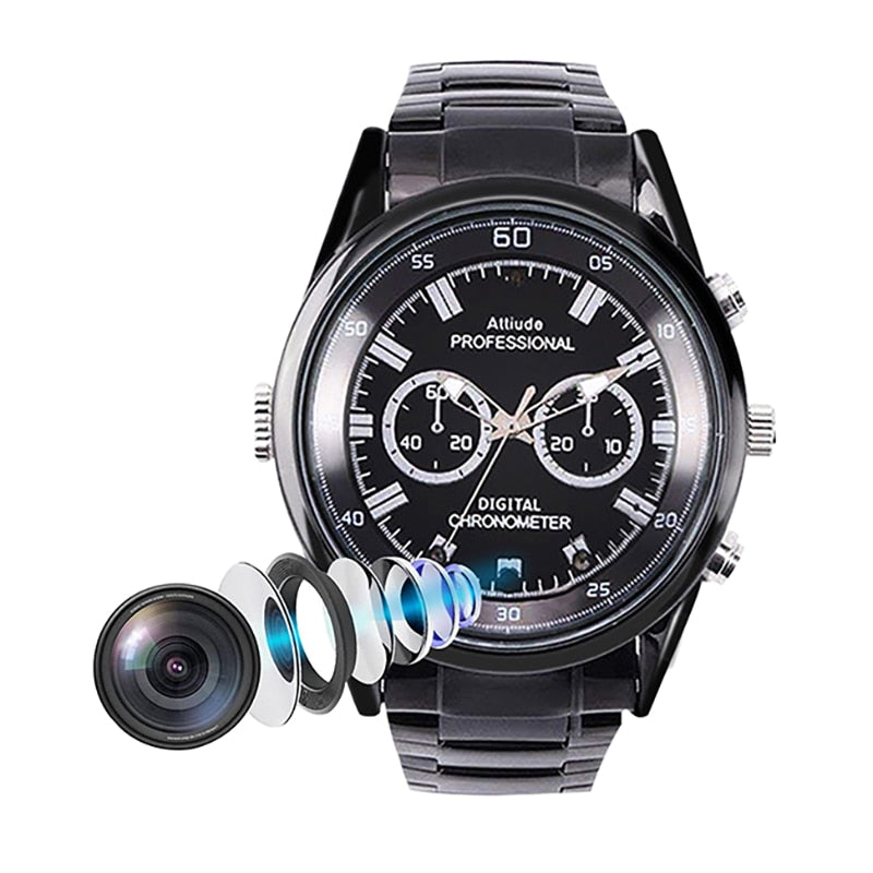 Stealthy Night Vision Wristwatch Camera