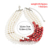 Multi-layer Beaded Short Necklace