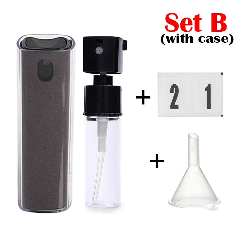 2 in 1 SCREEN CLEANER SPRAY MICROFIBER KIT.