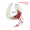 Multi-layer Beaded Short Necklace