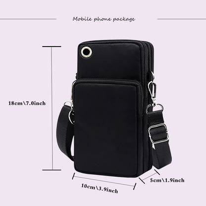 Waterproof Crossbody Phone Bag with Lipstick Wallet