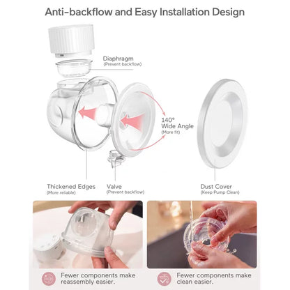 EBENYS® WEARABLE ELECTRIC BREAST PUMP 25MM