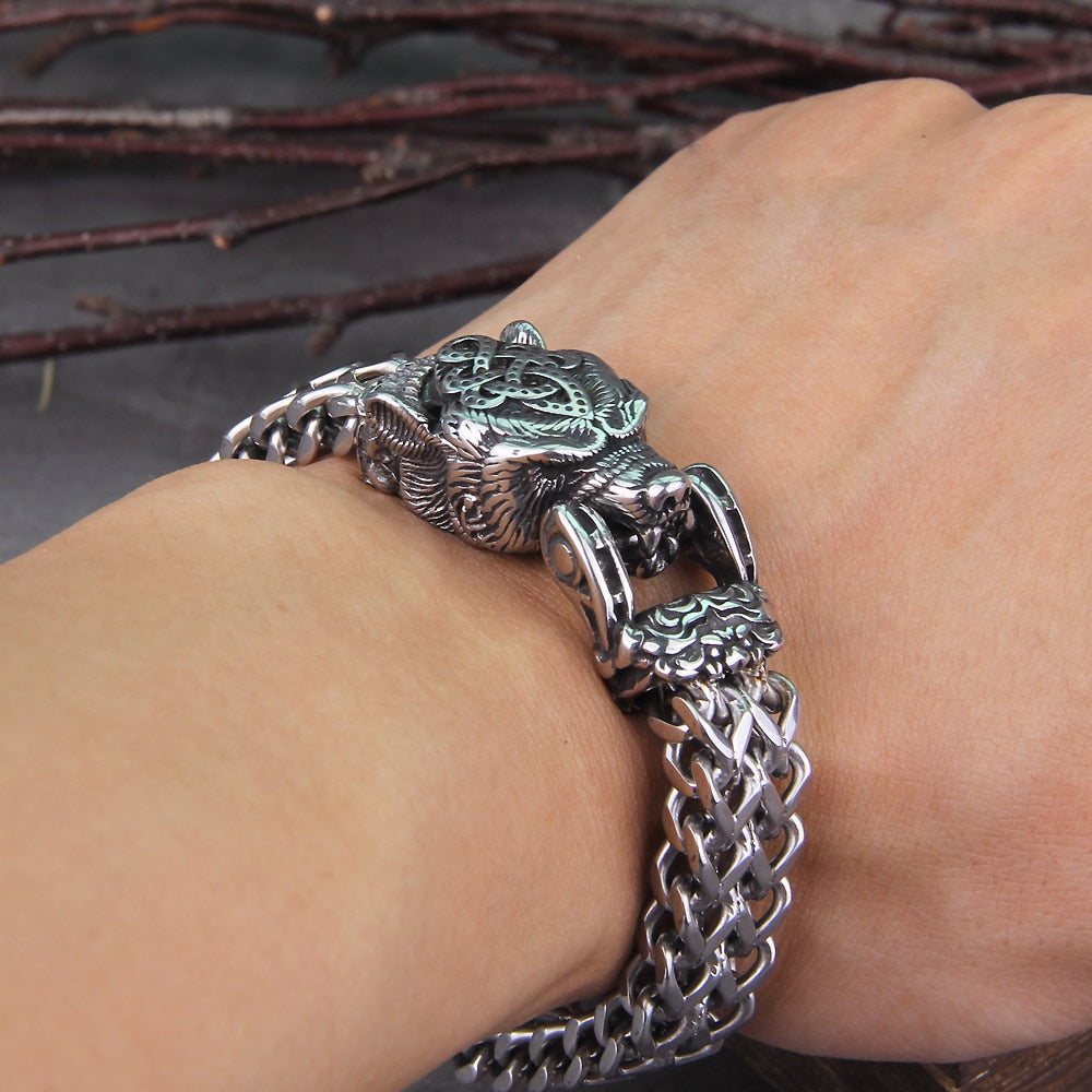 VIKING HUNTER STAINLESS STEEL BRACELET