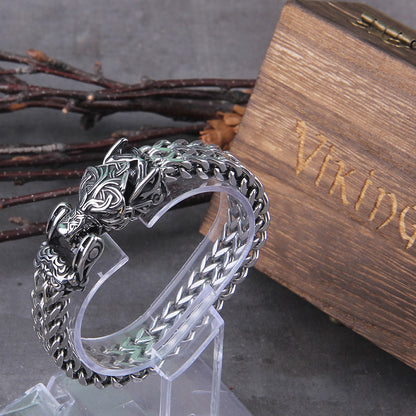 VIKING HUNTER STAINLESS STEEL BRACELET