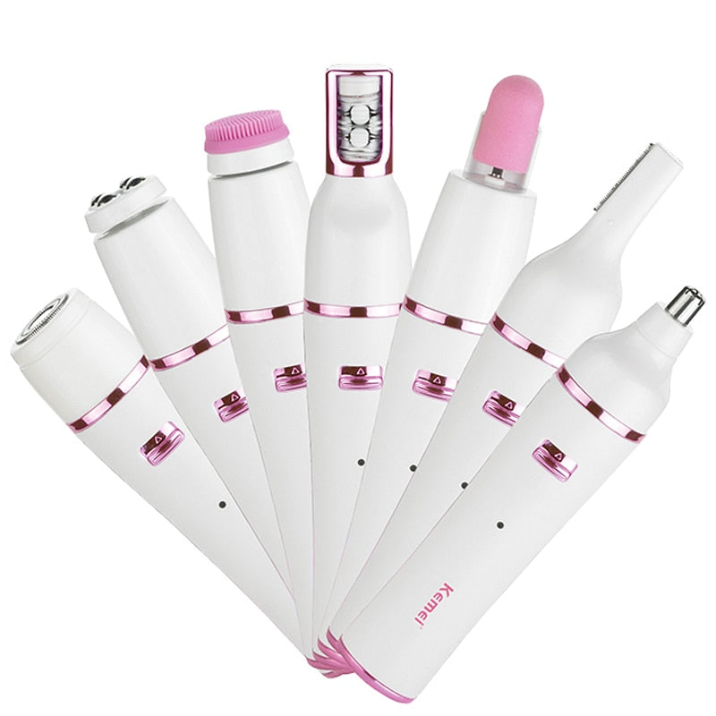 EBENYS®7IN 1 WOMEN ELECTRIC EPILATOR KIT