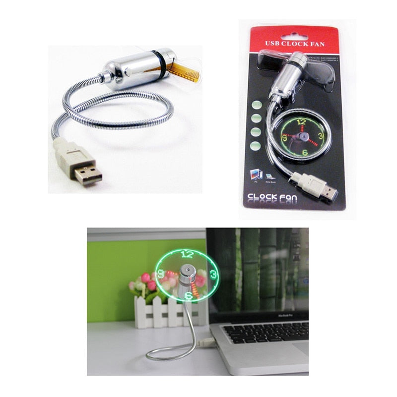 LED-USB-UHRLÜFTER