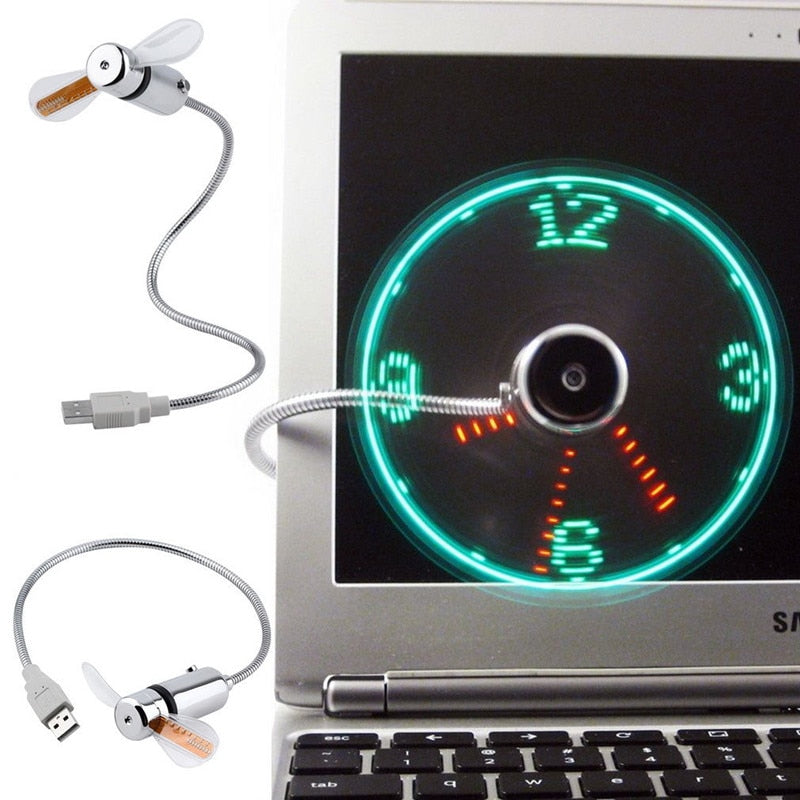 LED-USB-UHRLÜFTER