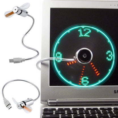 LED-USB-UHRLÜFTER