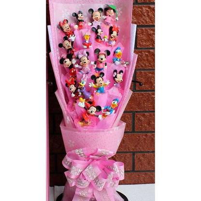 Minnie Mouse Blumenstrauß als Geschenk