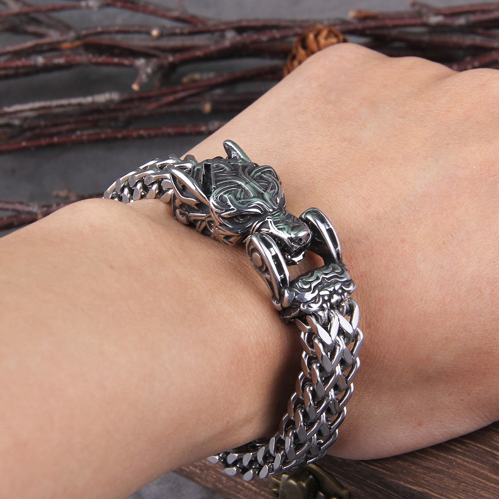 VIKING HUNTER STAINLESS STEEL BRACELET