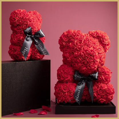 Rose Coeur Teddy Bea Roses Pour Femme.