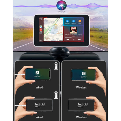 EBENYS®Universal Carplay Android & Rear View Camera