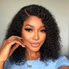 Maryaka Products 12A Kinky Curly Short Bob Human Hair Wigs 13x4 Lace Frontal Closure  Water Wave Wigs Glueless Water Wave Wigs Glueless