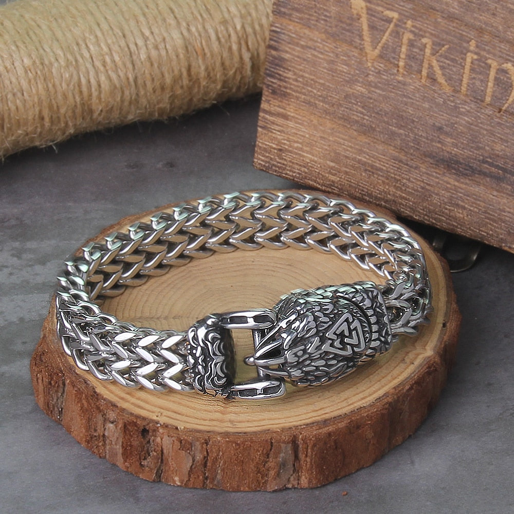 VIKING HUNTER STAINLESS STEEL BRACELET