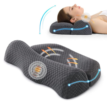 Orthopedic Sleeping Neck Contoured Support Pillow