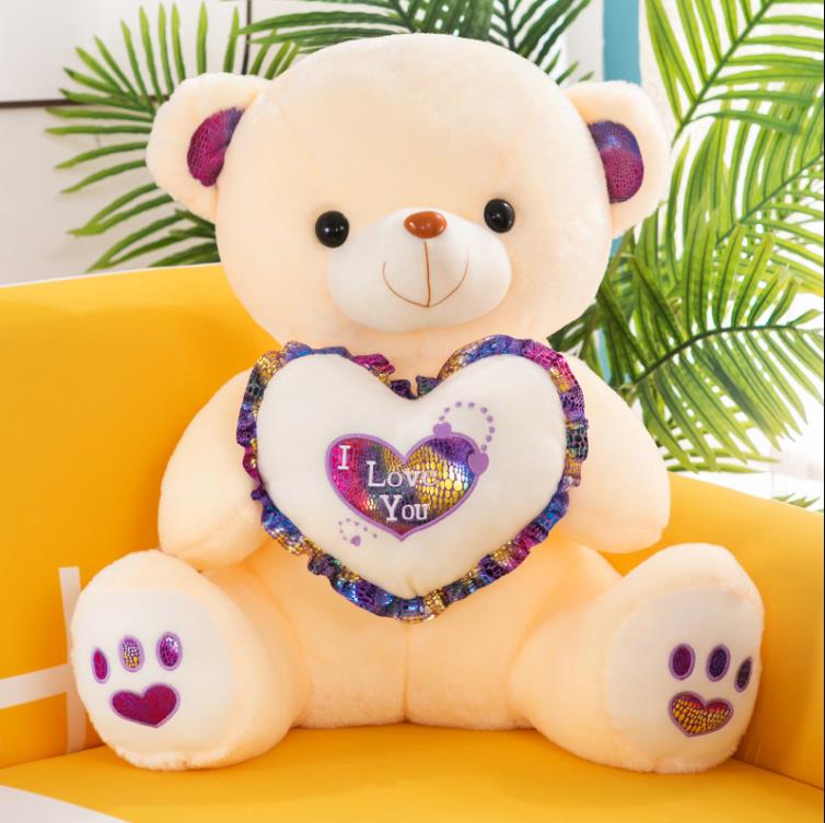 Led Glow Teddy Bear Stuffed Gift.