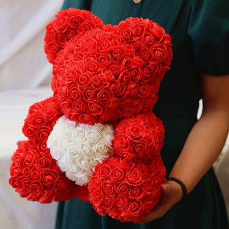 Teddy Rose Bear Perfektes Valentinstagsgeschenk.