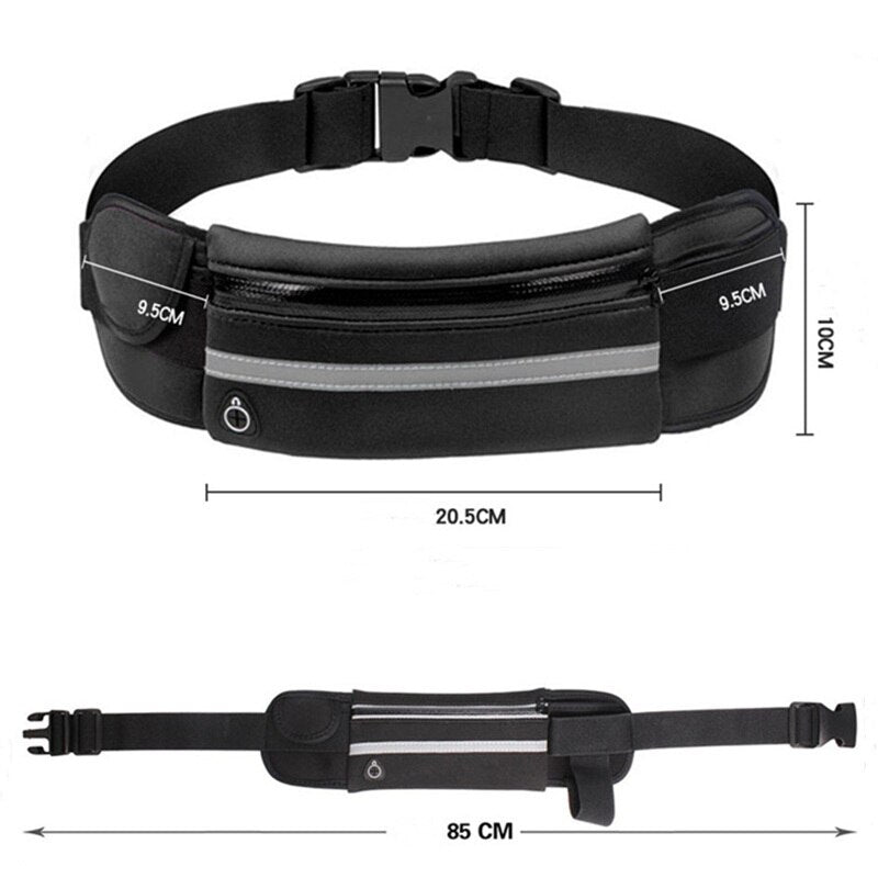 Men Women Professional Running Waist Bag Sports Belt.