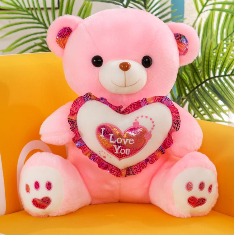 Led Glow Teddy Bear Stuffed Gift.