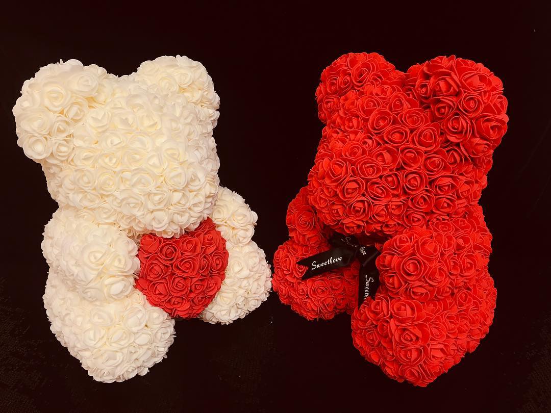 Teddy Rose Bear Cadeau parfait pour la Saint-Valentin.