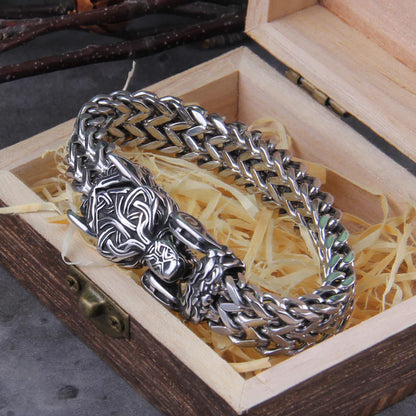 VIKING HUNTER STAINLESS STEEL BRACELET