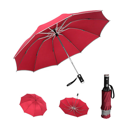 AUTOMATIC LED UMBRELLA WINDPROOF